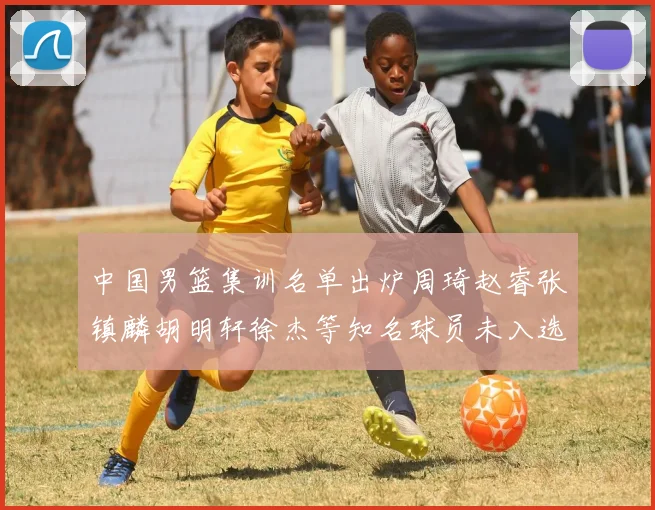 中国男篮集训名单出炉周琦赵睿张镇麟胡明轩徐杰等知名球员未入选